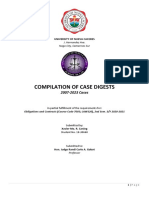 Compilation of Case Digests - Finals Submission - Obligations & Contracts - CANING, 18-30660