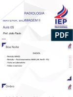 Téc. Radiologia - Bioimagem I I - Aula 05 - JP