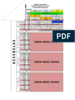 Jadwal Blok Minggu 11