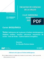 Bioquimica-T - Semana 3 - Deficiencia Glucosa - Ciclo de Krebs