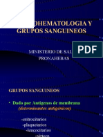 Inmunohematologia y GS