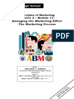 Principles of Marketing Q2 Module 11 Grade 11