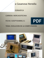 Evolución de Las Computadoras