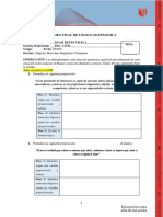 Examen Final Logico Matemática