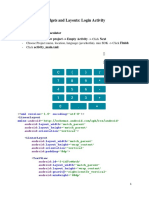 Exercise 2 - Widgets and Layouts