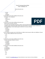 Reasoning V Classification 01