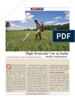 High Pesticide Use in India Health Implications - Health Action August 2017 1