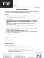 Responsable Maintenance