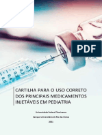 Cartilha para o Uso Correto Dos Principais Medicamentos Injetáveis em Pediatria