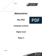 Computer Science Paper 3 HL Markscheme