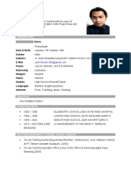 Curriculum Vitae