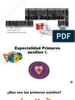 Especialidad Primeros Auxilio