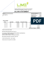 Billing Statement VICKY MATITU