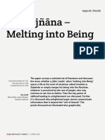 Ātma Jnāna - Melting Into Being