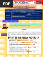 Actividad 2. Escribe Una Noticia 2do