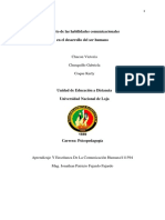 Tarea Aprendizaje Práctico Experimental Unidad 1 - COMUNICACIÓN