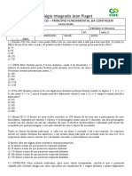 Lista de Exercícios - Princípio Fundamental Da Contagem