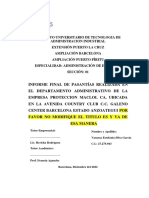 Informe Final de Pasdantias Vanessa Silva 06-12-22