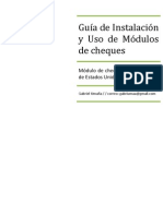 Guía de Uso de Los Módulos de Cheques Argentina y USA en OPENERP