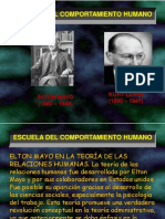 Escuela Del Comportamiento Humano