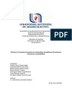 P4 Caracteres Humanos de Transmisión Mendeliana Dominancia, Frecuencia y Probabilidad LAB GENÉTICA