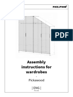 Instructional Manual Wardrobe With Table of Contents