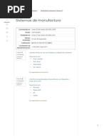 Modalidad de Exámenes - Semana Sistema de Manufactura