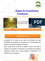 Cours de Formulation Master INGMAT