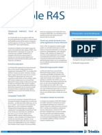 Trimble R4S - Fiche Technique