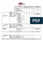 Matriz Del Control de Lectura