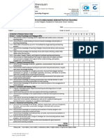 Form-1 Daily-Observation Criteria For Outcomes Based Teaching