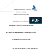 Criterios para La Evaluación Docente