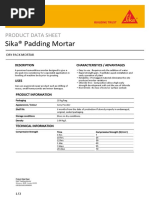 Sika Padding Mortar