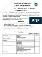 Convocatoria Ayudantes Convocatoria