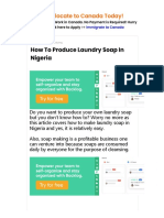 How To Produce Laundry Soap in Nigeria