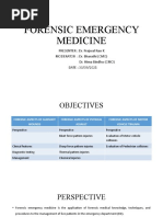 Forensic Emergency Medicine