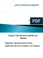 5 - Aula de Introdução Ao Estudo de Direito