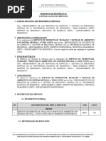 Termino de Referencia Drywall Desmontaje y Traslado