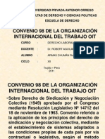 CONVENIO 98 DE LA ORGANIZACIÓN INTERNACIONAL-DERECHO-Robert Armas