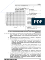 1993 Biology Paper I Marking Scheme