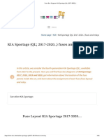 Fuse Box Diagram KIA Sportage (QL 2017-2020..)