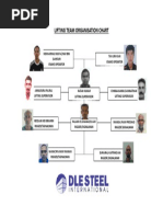 Lifting Team Organisation Chart