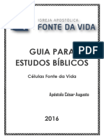 4 Guia para Estudos Bíblicos Células - Igreja Apostólica Fonte Da Vida