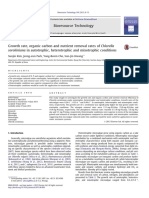 Kim Et Al. - 2013 - Growth Rate, Organic Carbon and Nutrient Removal Rates of Chlorella Sorokiniana in Autotrophic, Heterotrophic and Mi