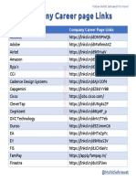 Company Career Page Links PDF 1670692311