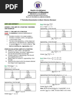 1st Periodical Exam in Basic Calculus Reviewer