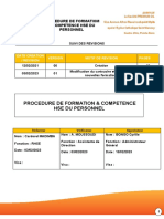 Procédure de Formation