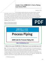 11 Questions Answers From ASME B313 That A Piping Stress Engineer Must Know PDF