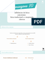 Influências Da Lírica Camoniana - Lírica Tradicional e A Inspiração Clássica