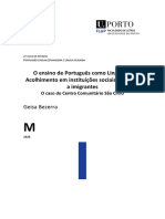 O Ensino de Português Como Língua Estrangeira para Imigrantes